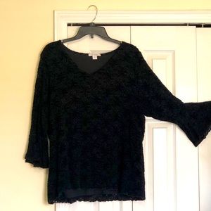 DRESSBARN WOMAN PRETTY LACE SWEATER TYPE SIZE 3X